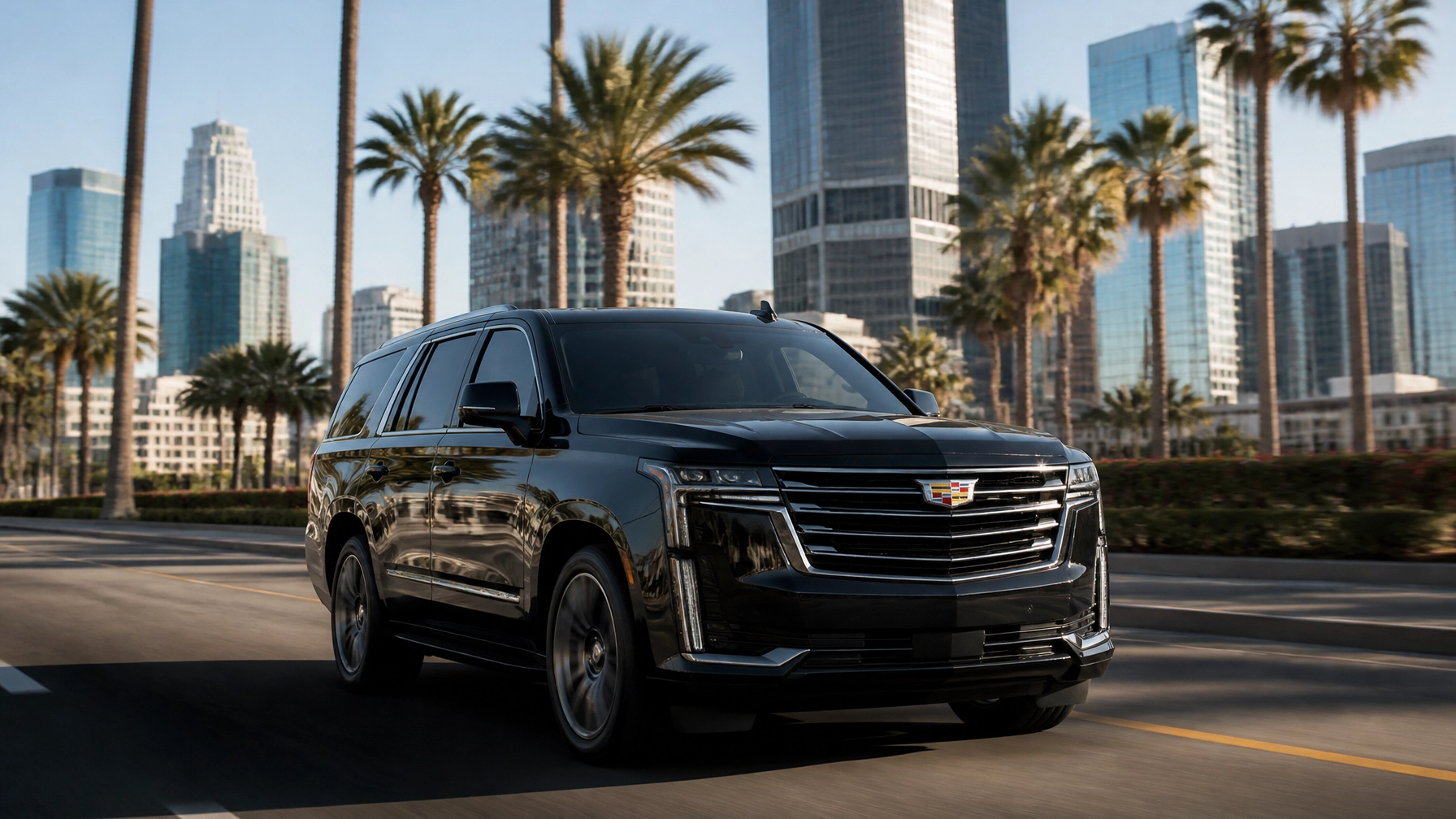 Luxury Cadillac Escalate transportation service in Los Angeles